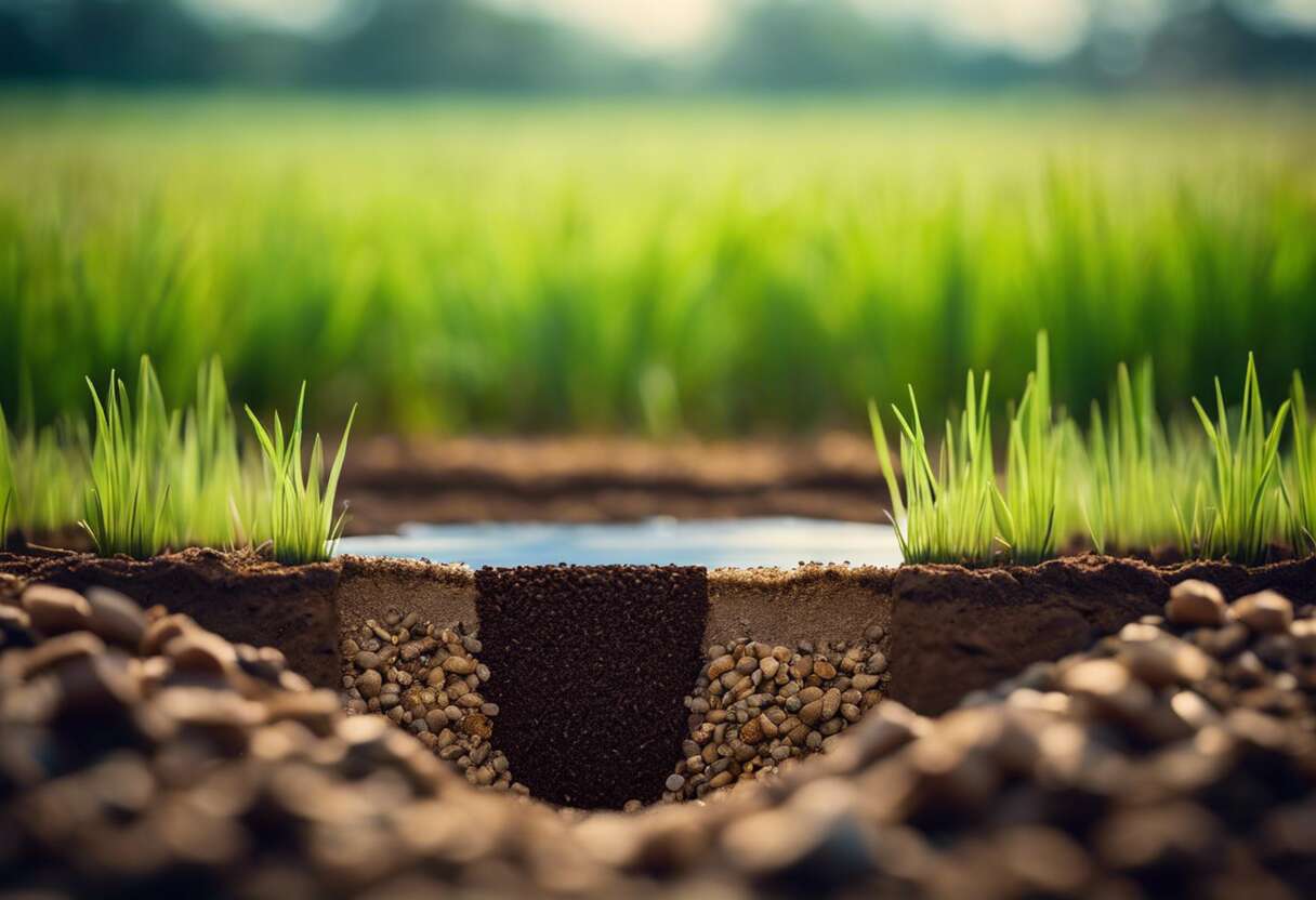 Solutions de drainage efficaces pour sols saturés d'eau