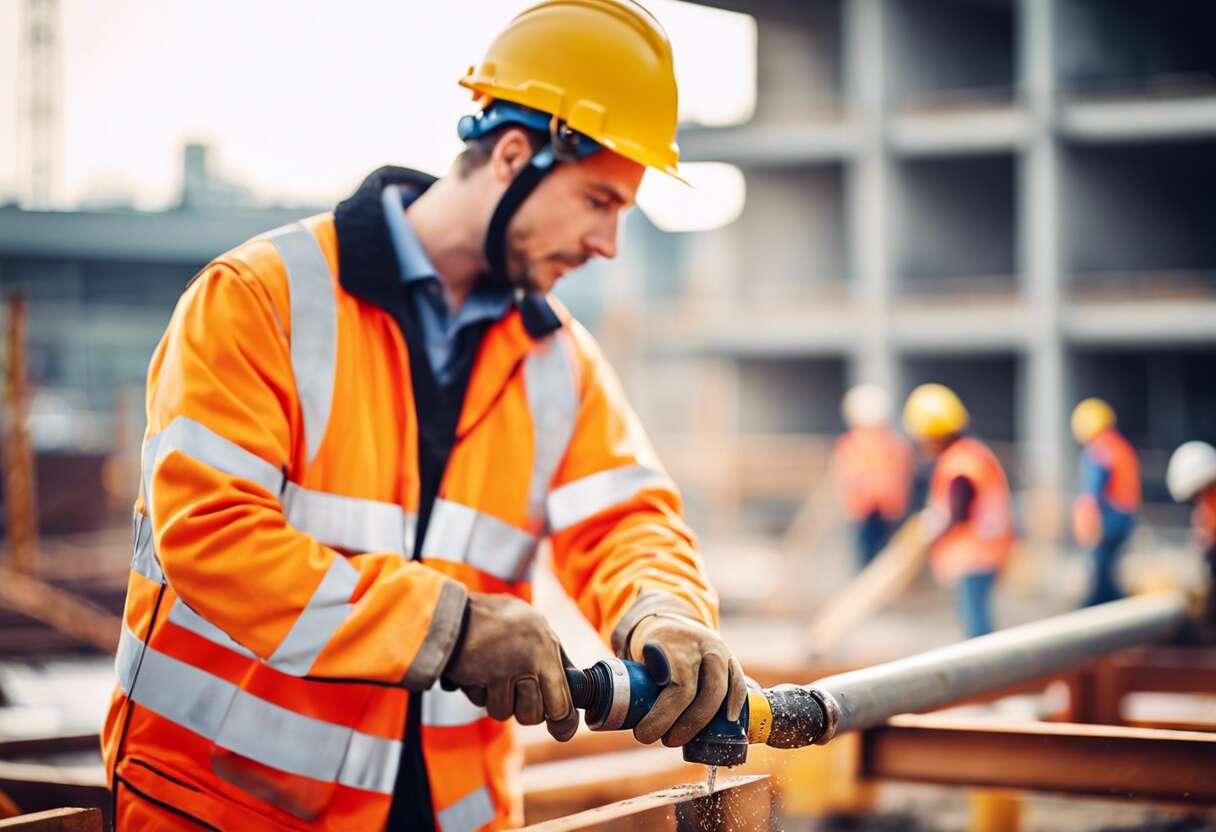 Sécurité et bonnes pratiques d'utilisation des marteaux sur chantier