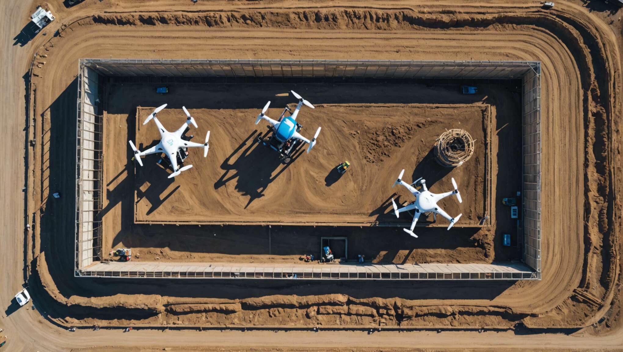 Avantages des drones pour le terrassement : précision et rapidité
